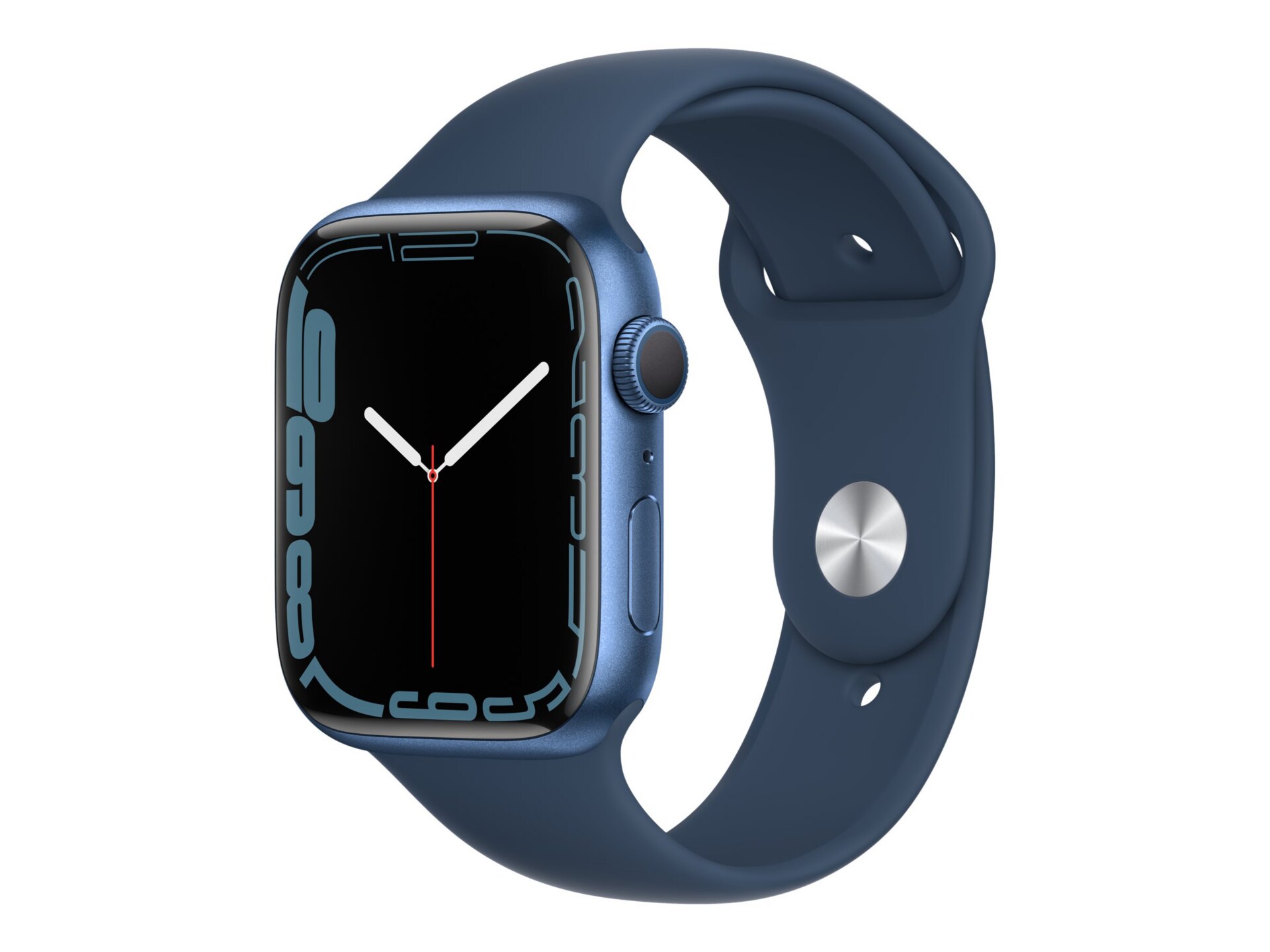 Apple Watch Series 7 (GPS) - blue aluminum - smart watch with sport band -