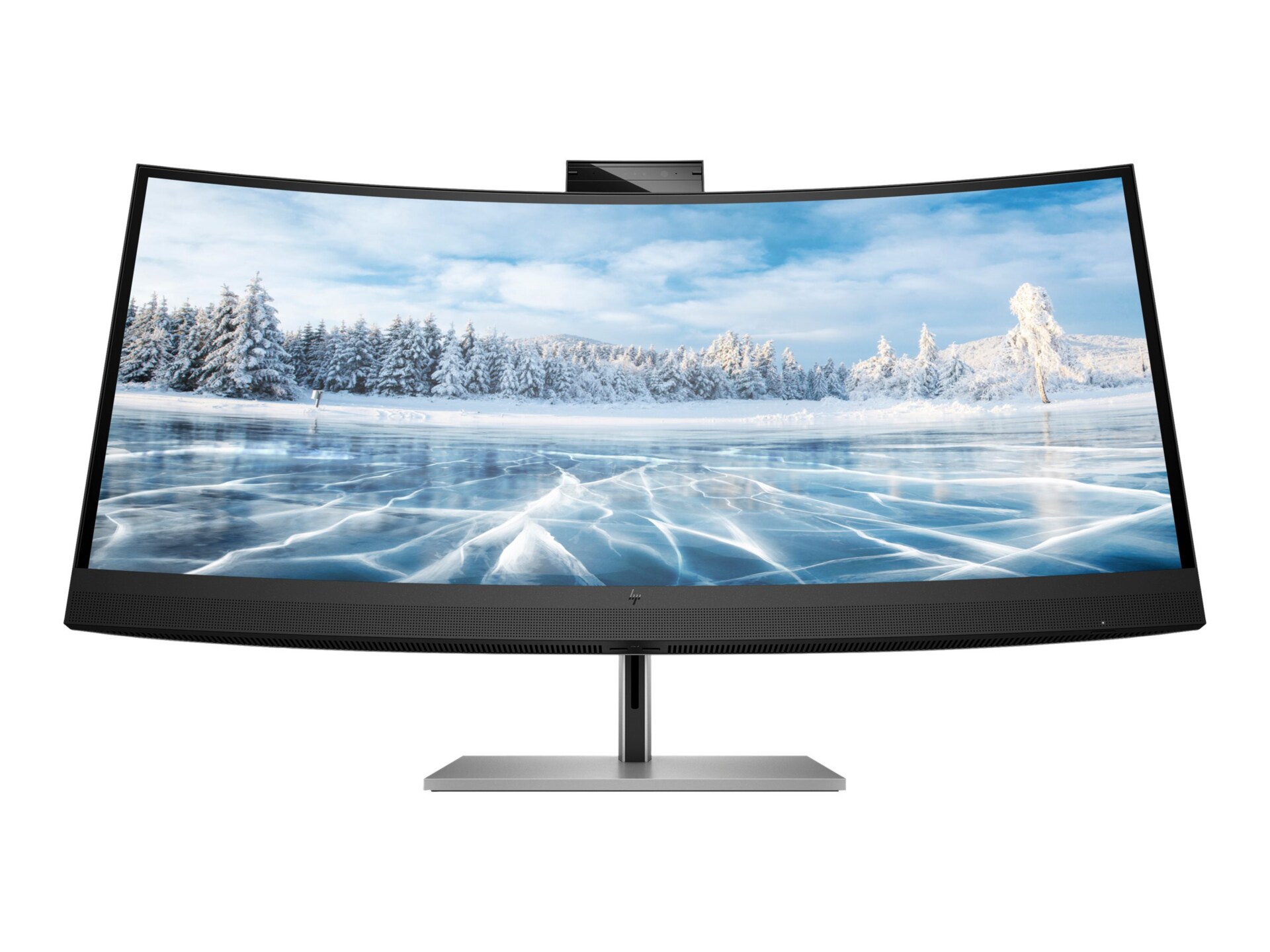 HP Z34c G3 34" Class Webcam WQHD Curved Screen LCD Monitor - 21:9 - Silver, Black