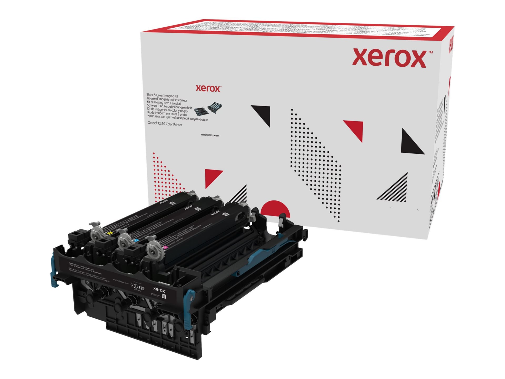 Xerox - black, color - original - printer imaging kit