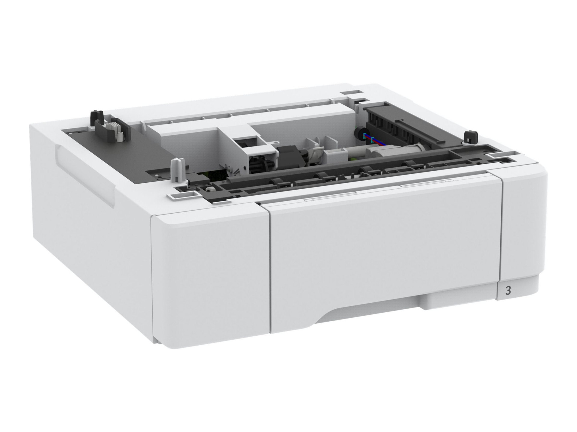 Thumbnail 3 of 3 for Xerox media tray / feeder - 550-sheet tray + 100-sheet multipurpose feeder - 650 sheets