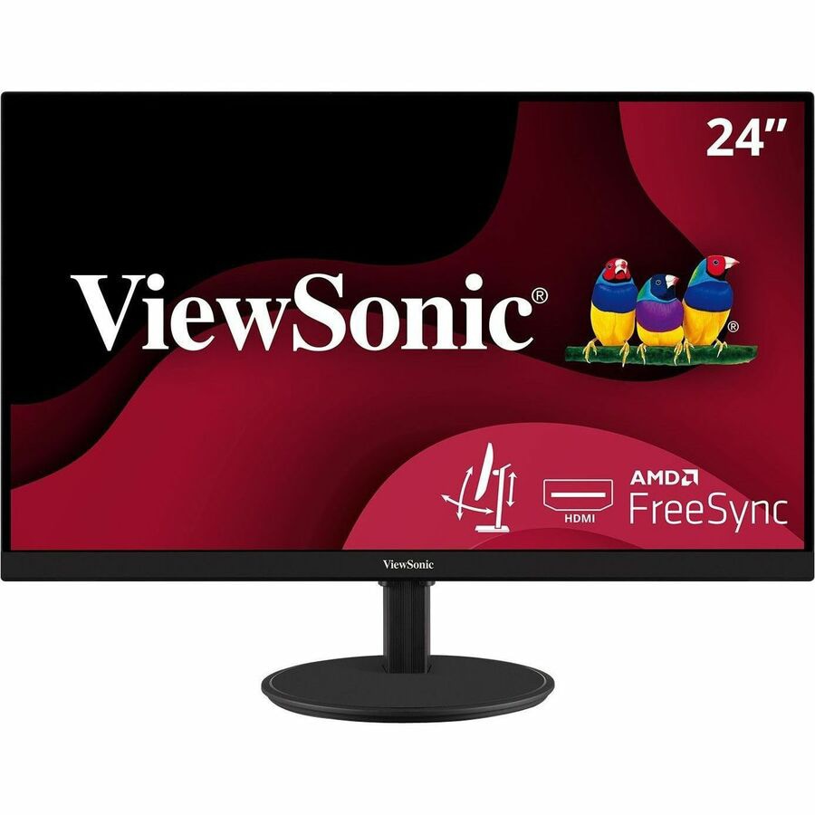 ViewSonic VA2447-MHJ - 1080p Ergonomic Monitor with FreeSync, 100Hz, HDMI,