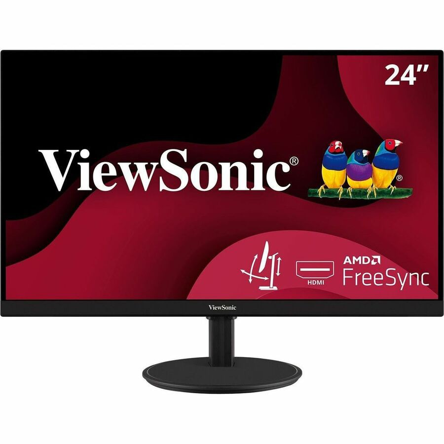 ViewSonic VA2447-MHJ - 1080p Ergonomic Monitor with AMD FreeSync, 75Hz, HDMI, VGA - 250 cd/m&#178; - 24"