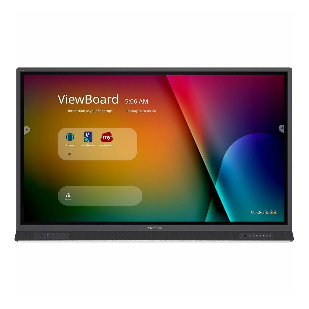 ViewSonic ViewBoard IFP6552-1TAA - 4K TAA Compliant Interactive Display with Integrated Software - 400 cd/m2 - 65"