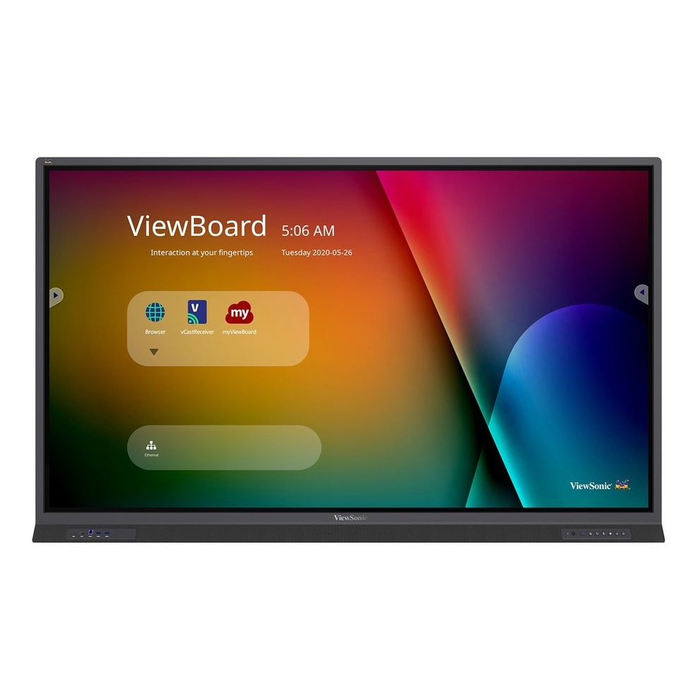 ViewSonic ViewBoard IFP7552-1TAA - 4K TAA Compliant Interactive Display with Integrated Software - 400 cd/m2 - 75"