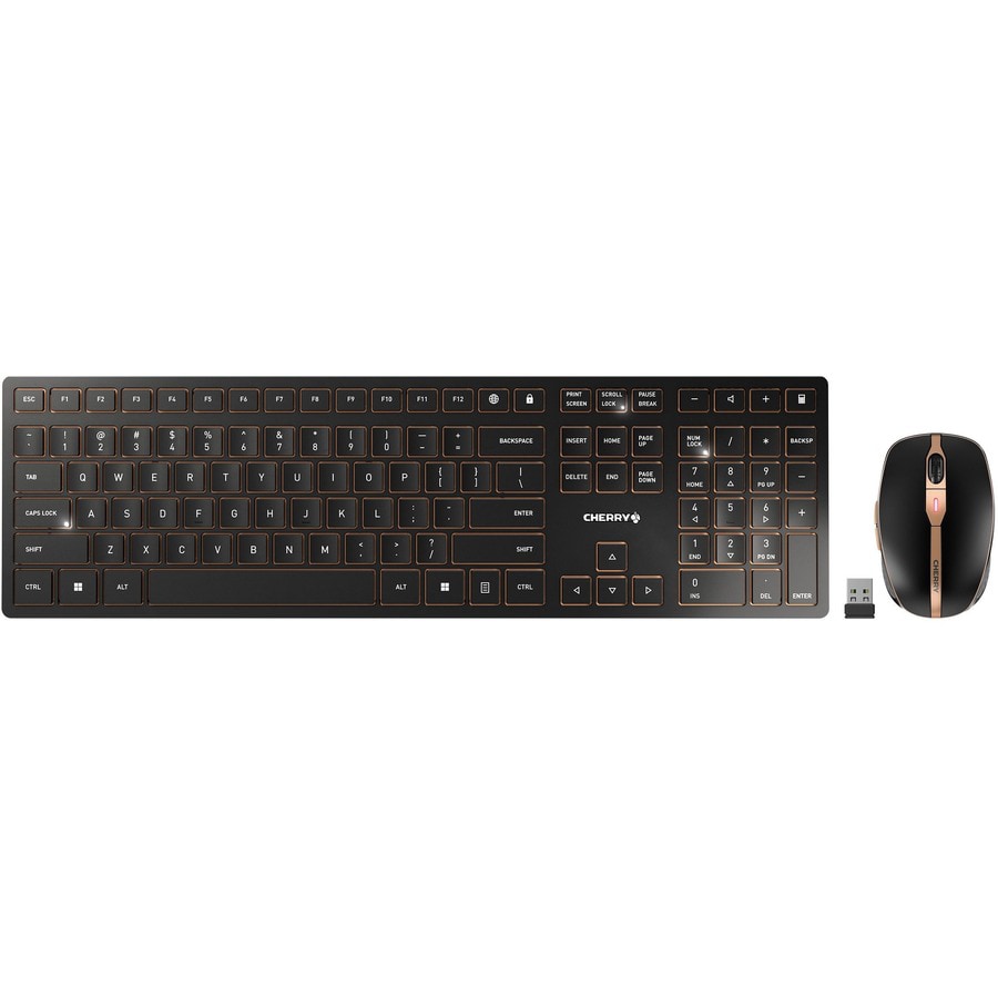 CHERRY DW 9100 SLIM Rechargeable Wireless Combo - JD-9100US-2 - Keyboard &  Mouse Bundles 