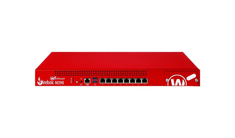 WatchGuard Firebox M390 - dispositif de sécurité - Haute disponibilité - avec 3 ans de Standard Support