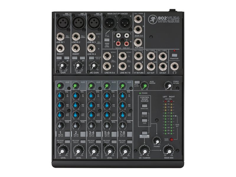 Mackie VLZ4 Series 802VLZ4 analog mixer - 8-channel