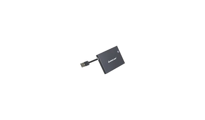 IOGEAR Portable Smart Card Reader - SMART card reader - USB 2.0 - TAA Compl