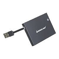 IOGEAR Portable Smart Card Reader - SMART card reader - USB 2.0 - TAA Compliant