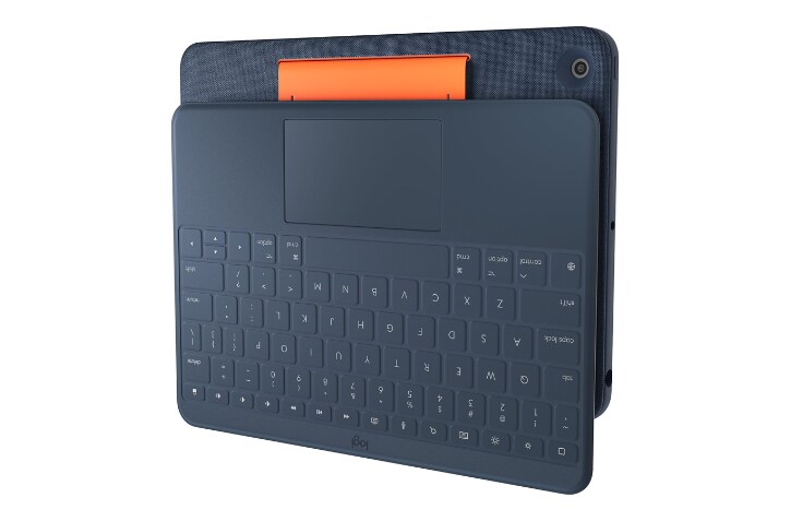 Logitech Rugged Folio - Protective Keyboard Case for iPad (7th