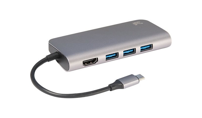 SMK-Link Electronics USB-C Multi-Port Hub Mini Docking Station - docking station - USB-C - HDMI - GigE