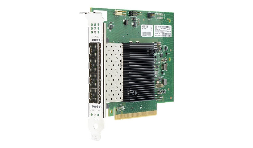 Intel E810-XXVDA4 - network adapter - PCIe 4.0 x16 - 25 Gigabit SFP28 x 4