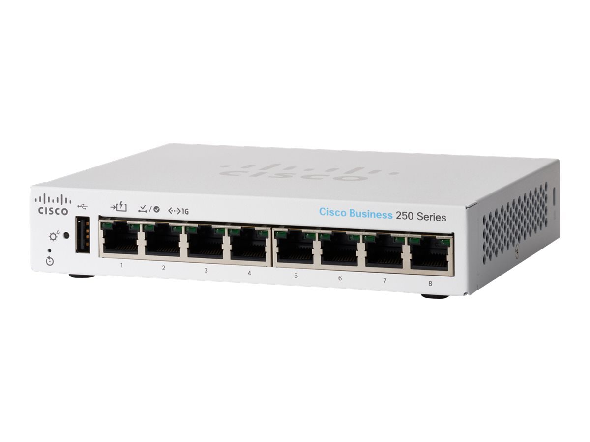 Cisco Business 250 Series CBS250-8T-D - commutateur - 8 ports - intelligent