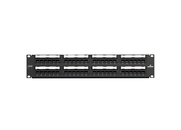 Leviton eXtreme 6+ Universal Patch Panel - patch panel - 19"