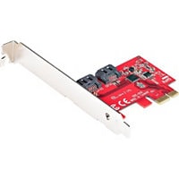 StarTech.com SATA PCIe Card, 2 Ports, Non-RAID, 6Gbps, PCI Express to SATA