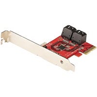 StarTech.com SATA PCIe Card, 4 Ports, Non-RAID, 6Gbps, PCI Express to SATA
