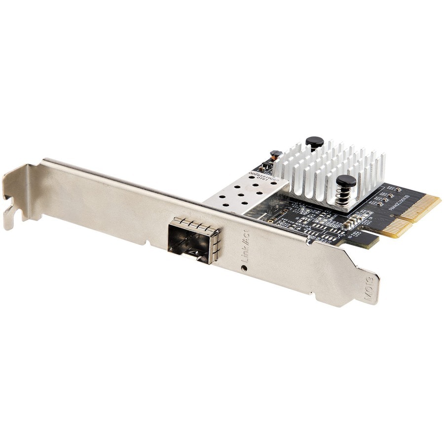 StarTech.com 10G PCIe SFP+ Card, Single Open SFP+ Port for MSA-Compliant Modules/Cables, SFP NIC