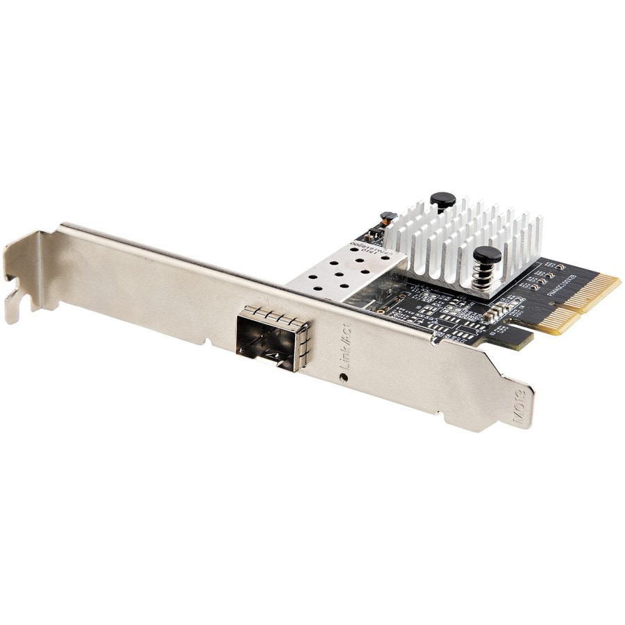 StarTech.com 10G PCIe SFP+ Card, Single Open SFP+ Port for MSA-Compliant  Modules/Cables, SFP NIC