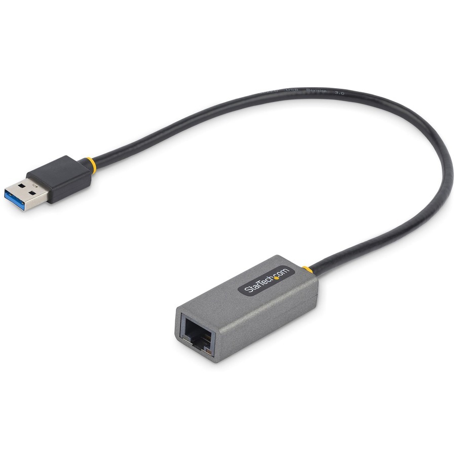 USB (3.0) Type-A to Gigabit Ethernet (RJ45) Network Adapter - Black