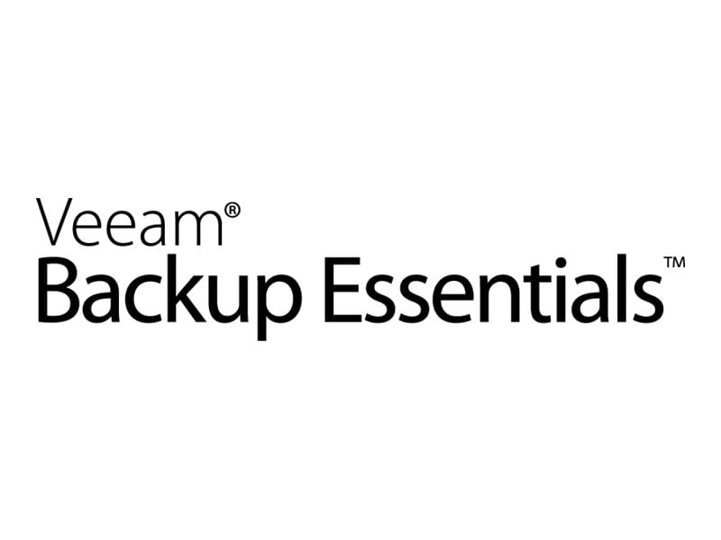 Veeam Backup Essentials Universal License - licence d'abonnement de migration (1 an) + Production Support - 10 instances
