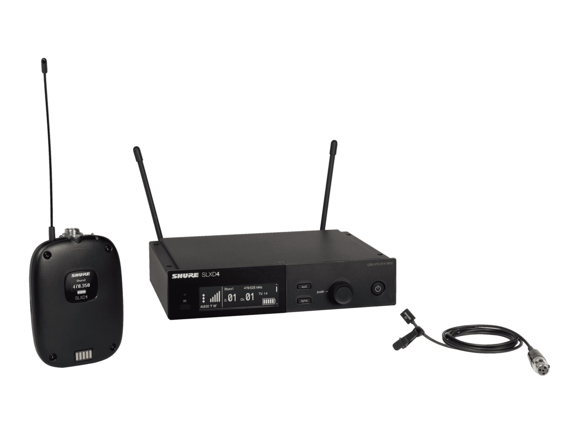 Shure SLXD14/93 - G58 Band - wireless microphone system