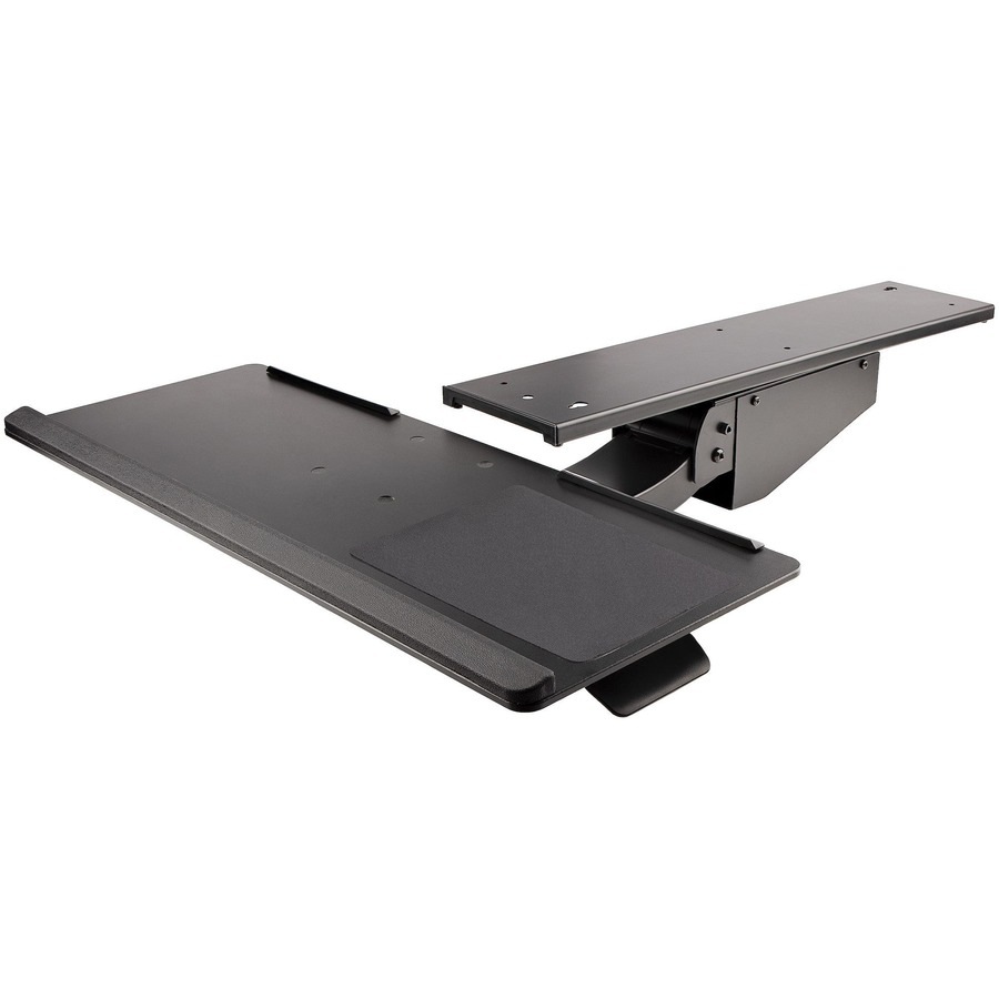 StarTech.com Under Desk Keyboard Tray, Height Adjustable Keyboard and Mouse Tray (10" x 26"), Ergonomic Computer