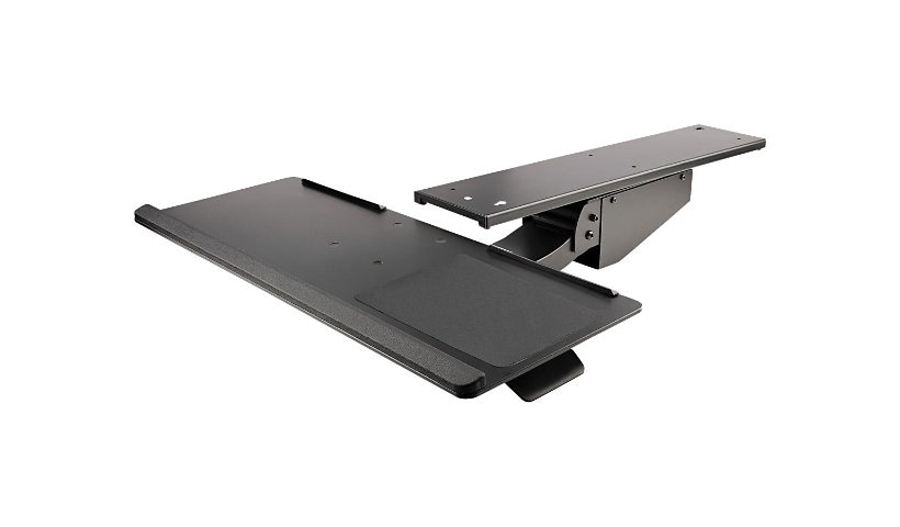 StarTech.com Under Desk Keyboard Tray, Height Adjustable Keyboard and Mouse Tray (10" x 26"), Ergonomic Computer