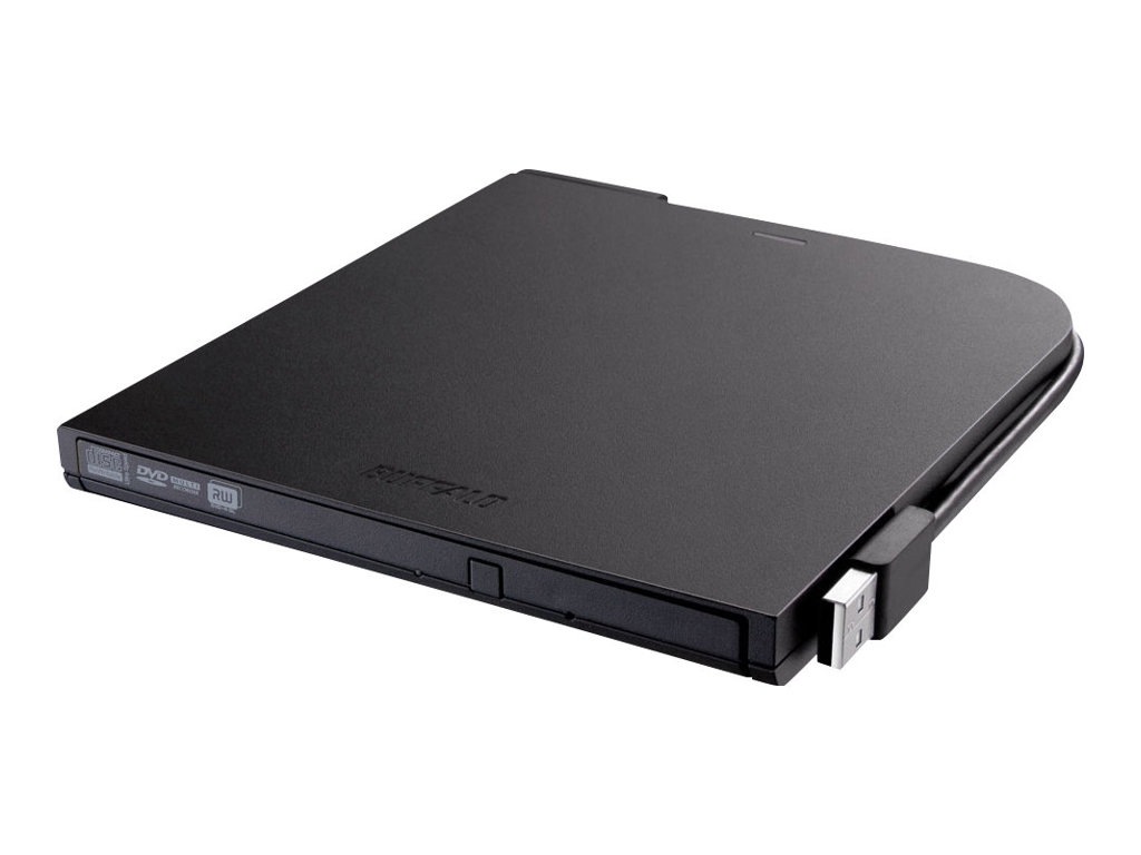 BUFFALO MediaStation Portable DVD Writer - DVDÂ±RW (Â±R DL) / DVD-RAM drive - USB 2.0 - external