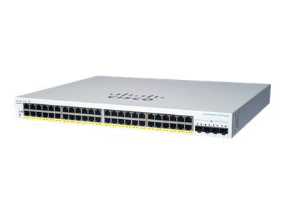 Cisco Business 220 Series CBS220-48FP-4X - switch - 48 ports - smart - rack