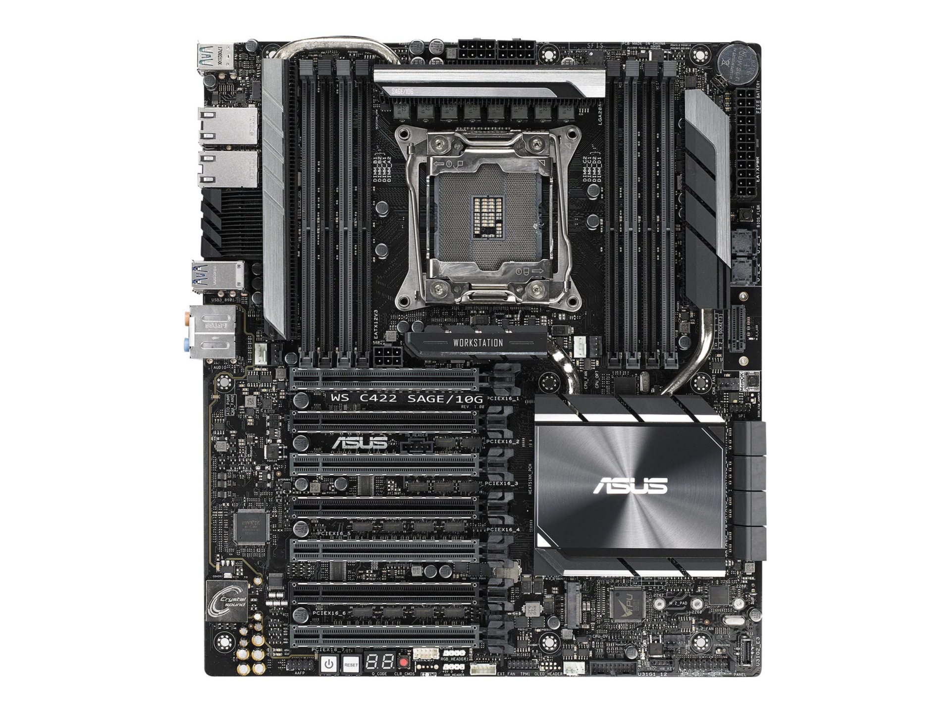 Asus WS C422 SAGE/10G - motherboard - SSI CEB - LGA2066 Socket - C422