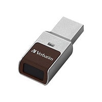 Verbatim Fingerprint Secure - clé USB - 128 Go