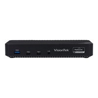 VisionTek VT7000 - docking station - USB-C / USB 3.0 - 3 x HDMI, 2 x DP - G
