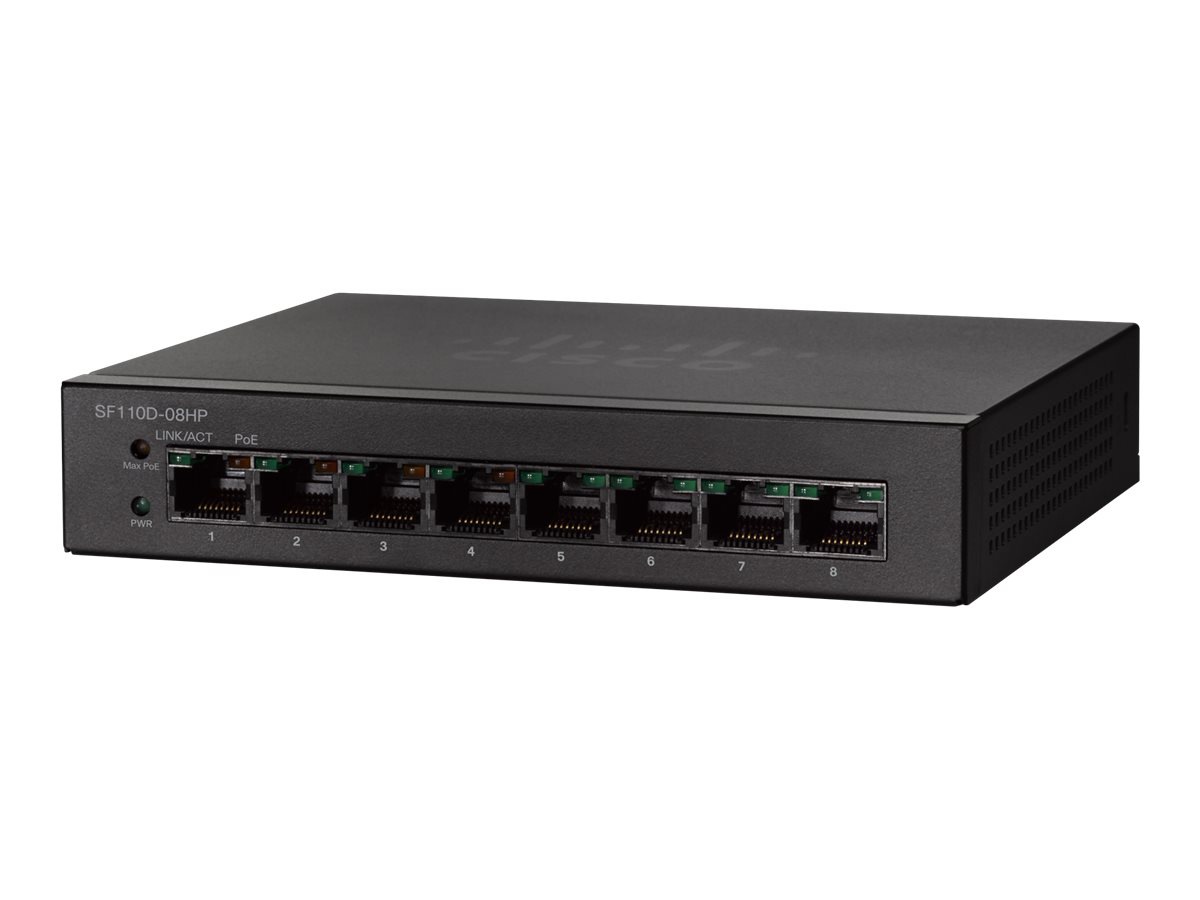 CISCO SF110D-08 8PORT 10/100 DESKTOP