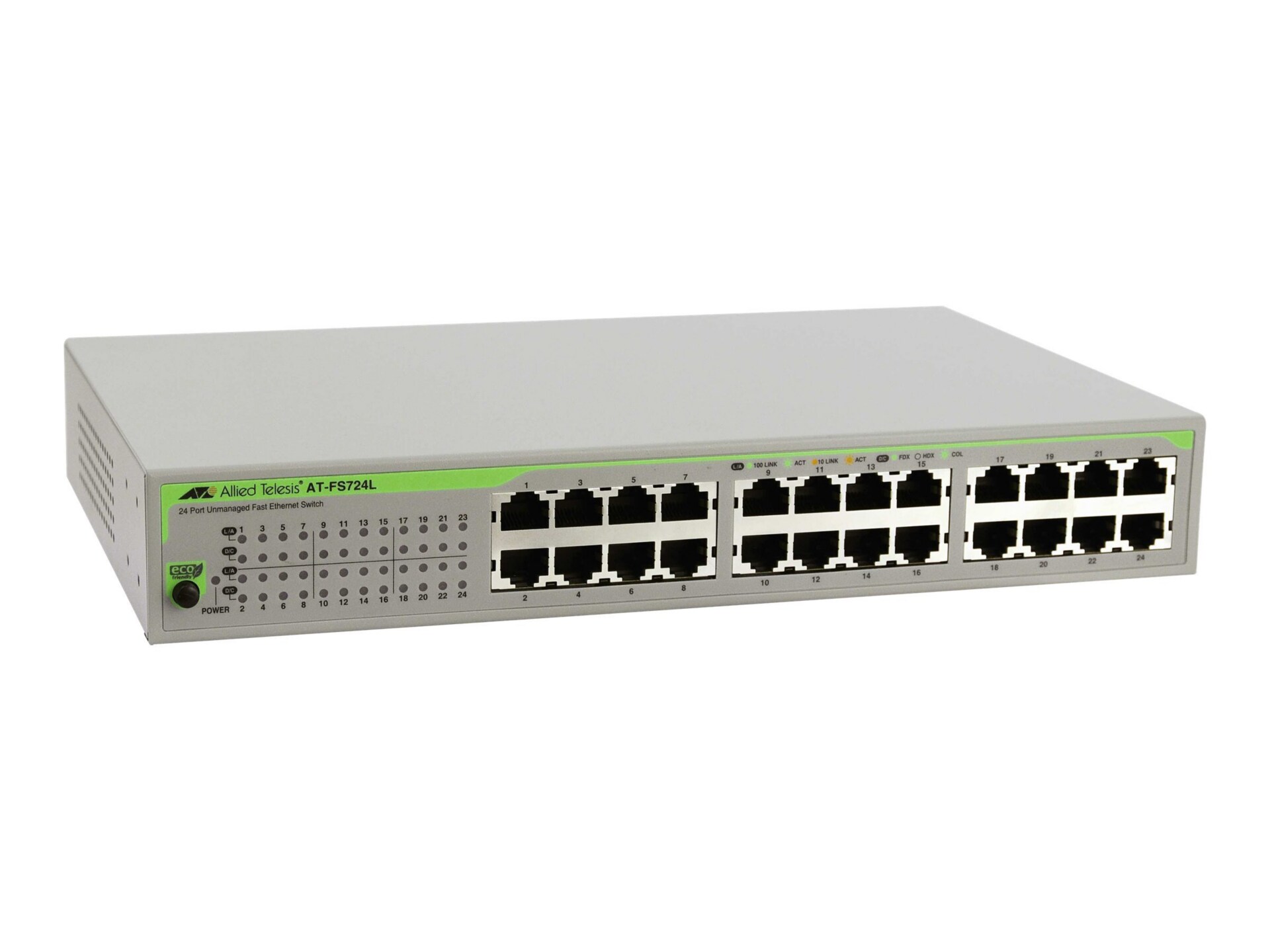 Allied Telesis AT FS724L 24-port 10/100TX Unmanaged Switch
