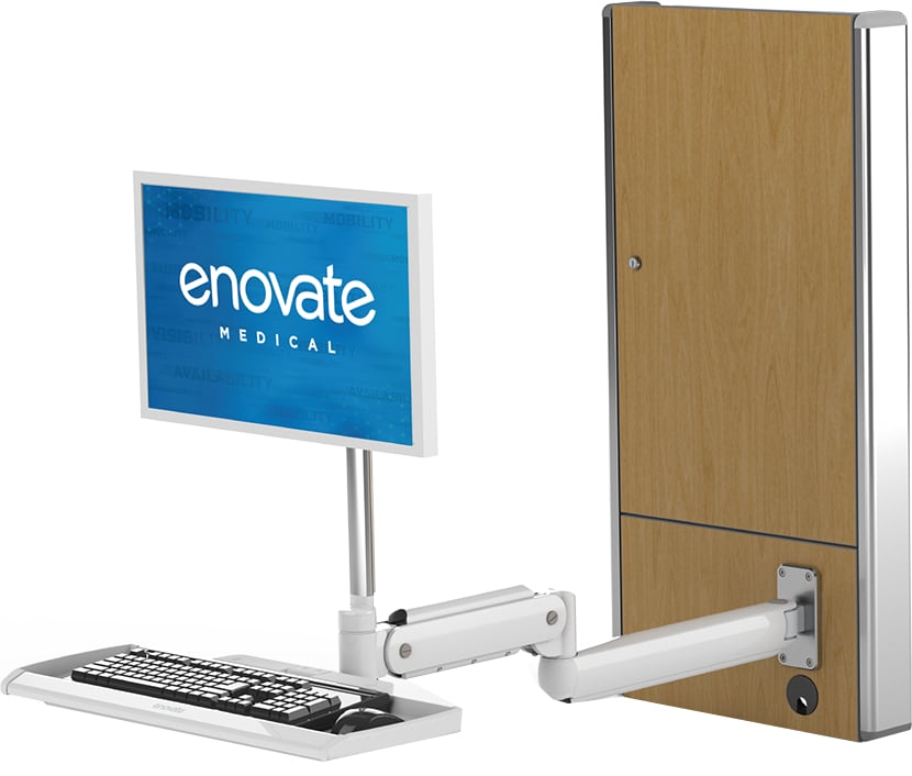 Enovate Medical e130 Wall Arm with Extension Arm Assembly