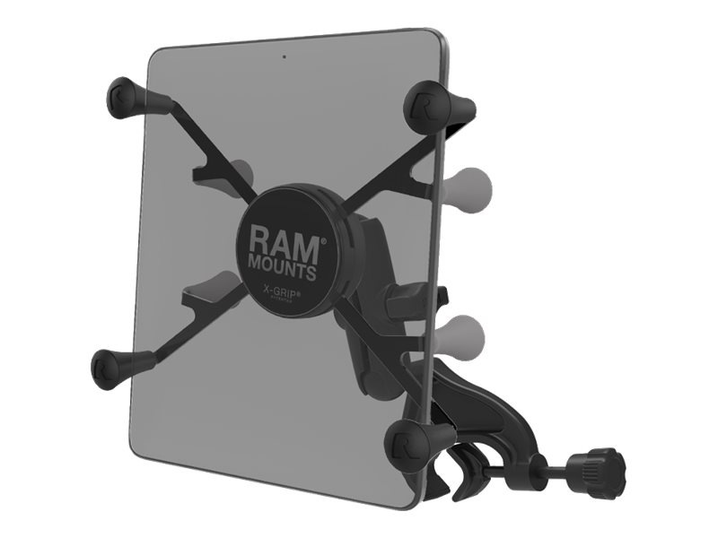 RAM X-Grip - holder for tablet - with yoke clamp base