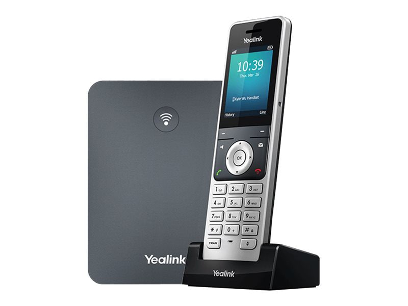 Yealink W76P - cordless phone / VoIP phone with caller ID - 3-way call  capability