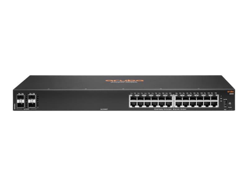 HPE Aruba 6000 24G 4SFP Switch - switch - 24 ports - managed - rack-mountable