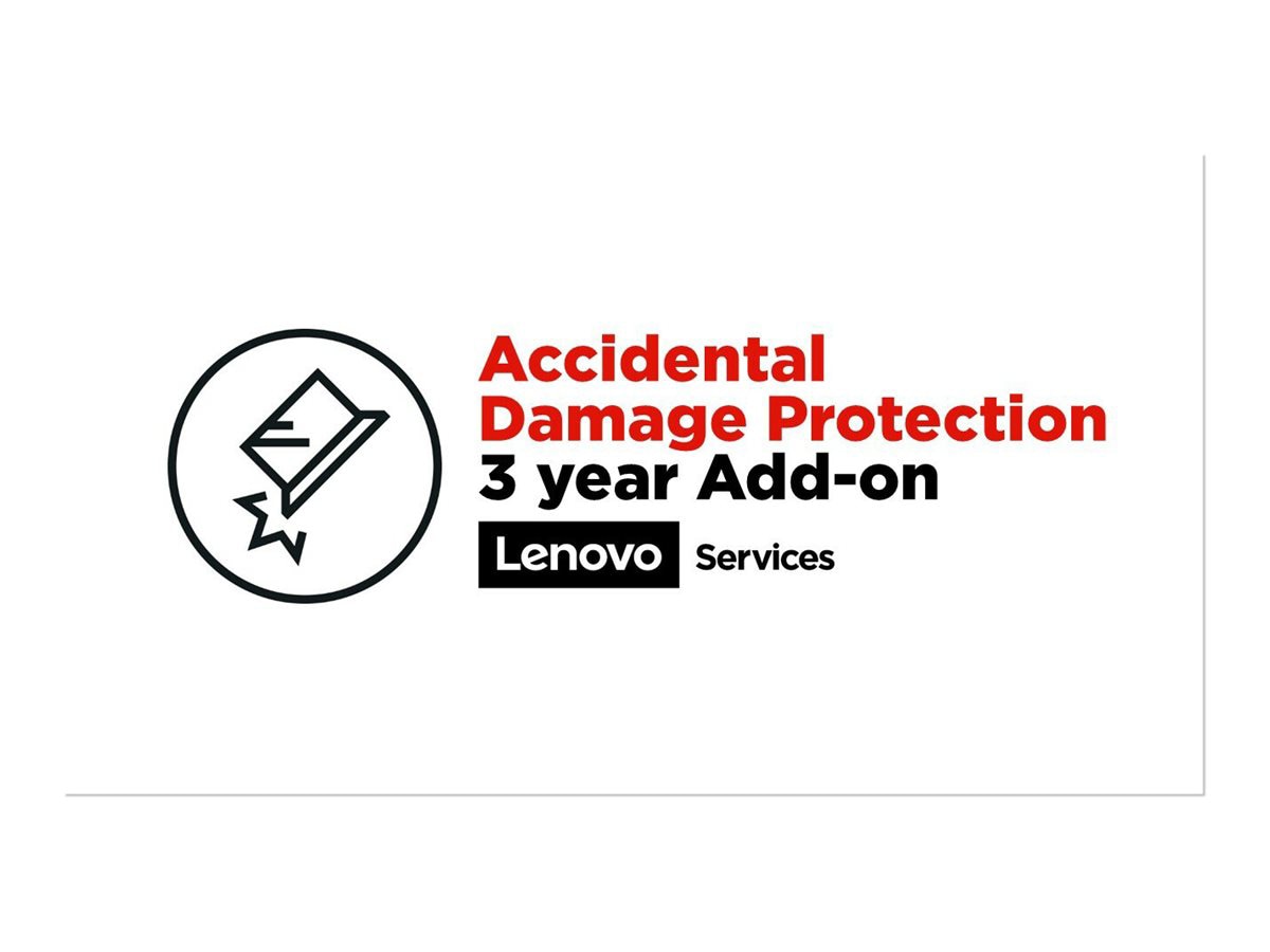 Lenovo Accidental Damage Protection Add On - accidental damage coverage - 3 years