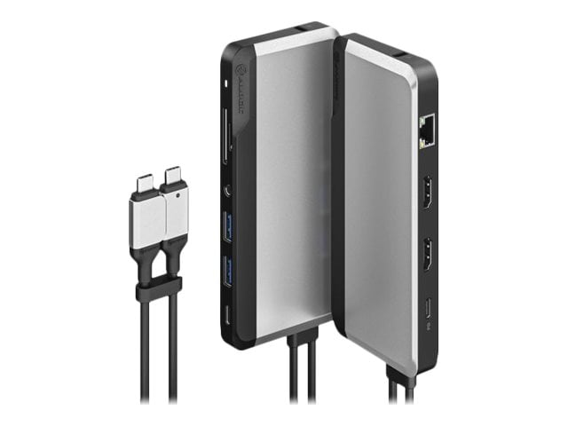 Alogic USB-C Super Dock - docking station - USB-C / Thunderbolt 3 - 2 x HDM