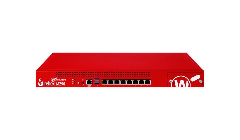WatchGuard Firebox M290 - security appliance - High Availability - with 3 years Standard Support