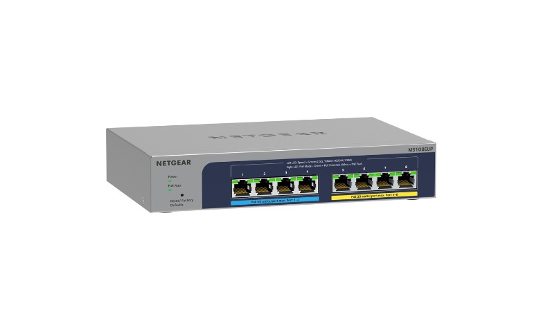 Netgear 8-port Ultra60 PoE++ Multi-Gigabit (2.5G) Ethernet Plus