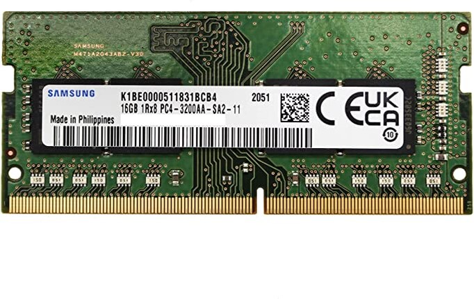 Samsung - DDR4 - module - 16 GB - SO-DIMM 260-pin - 3200 MHz / PC4-25600 - unbuffered M471A2G43AB2-CWE - Laptop Memory - CDW.com