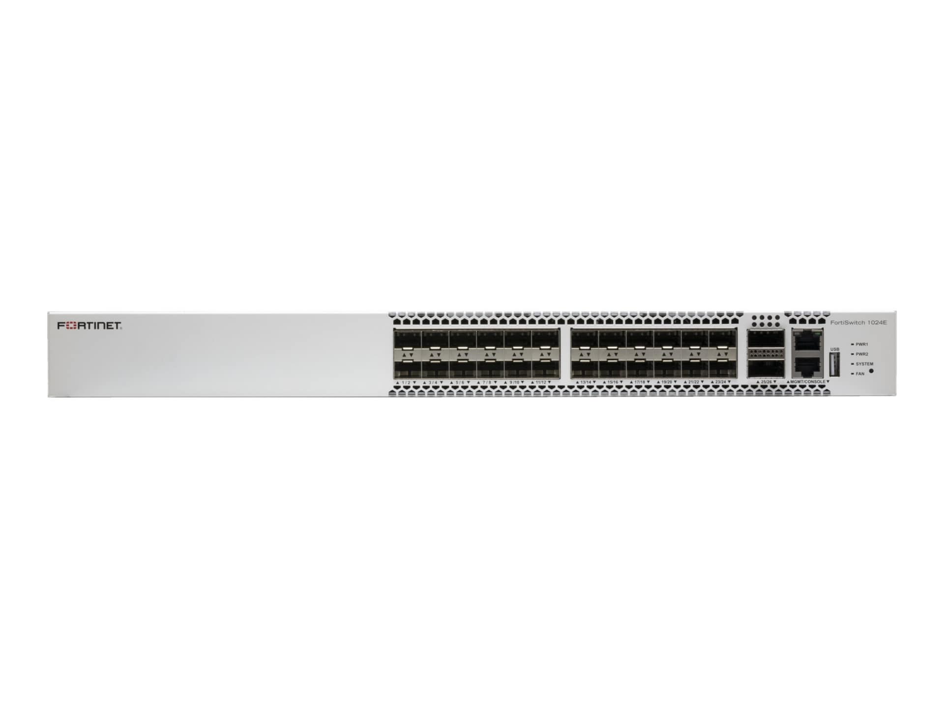 Fortinet FortiSwitch 1024E - switch - 24 ports - managed - rack-mountable