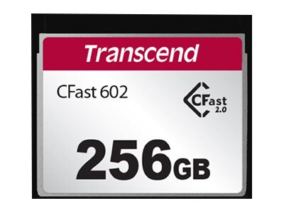 Transcend CFast 2.0 CFX602 - flash memory card - 256 GB - CFast 2.0