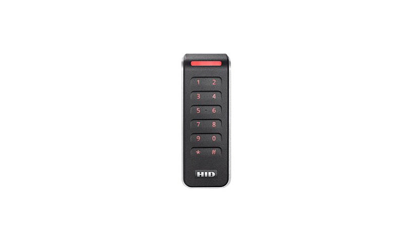 HID Signo 20K - access control terminal with keypad - black with silver tri
