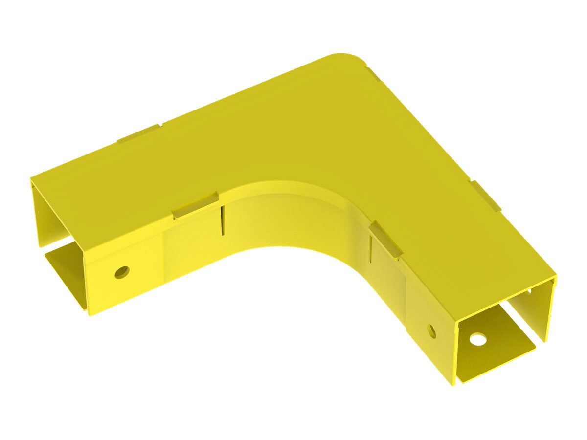 Panduit FiberRunner cable raceway right angle fitting (horizontal)