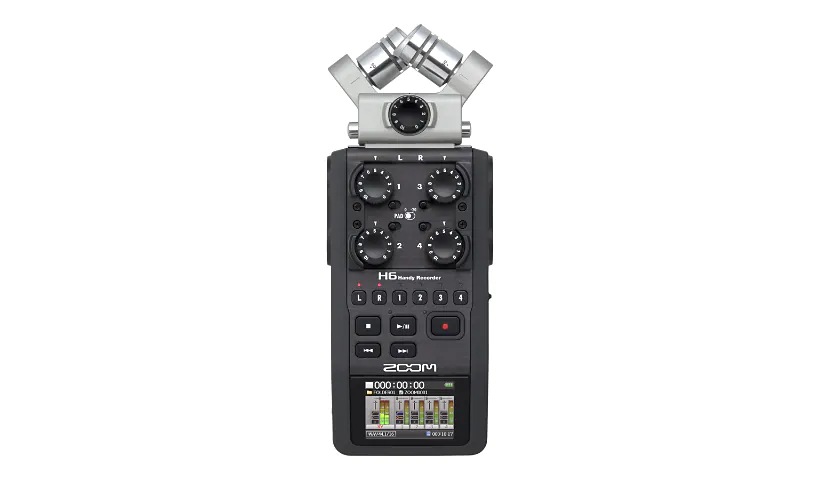 Zoom H6 Pro Handheld Audio Recorder - Black - L74701000000000