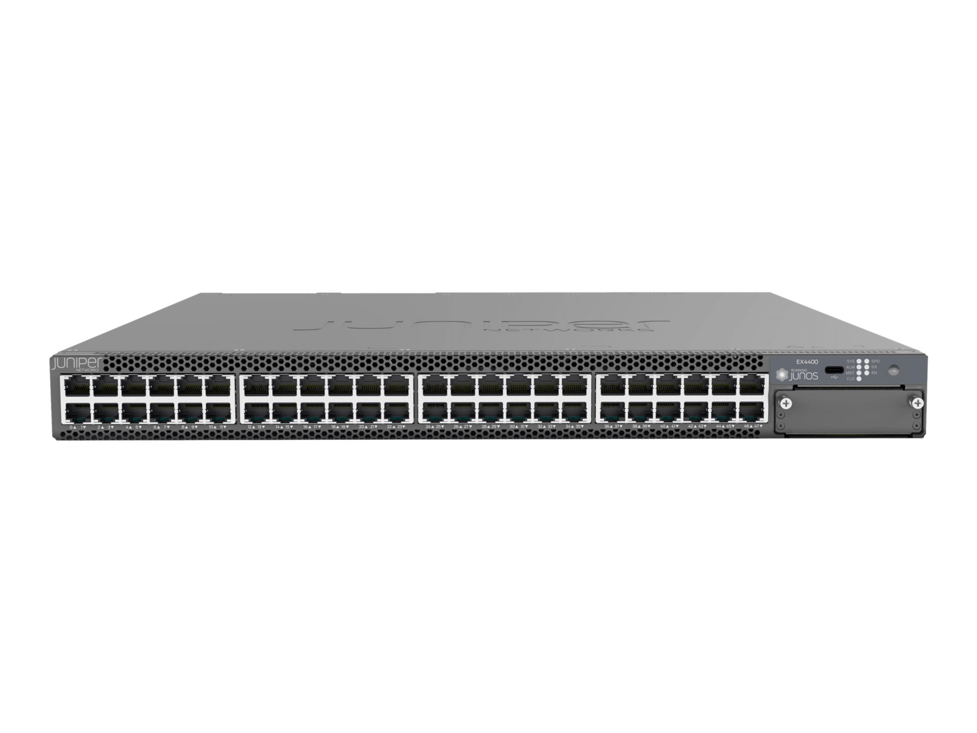 Juniper Networks EX Series EX4400-24P - switch - 24 ports - managed - rack-mountable - E-Rate program