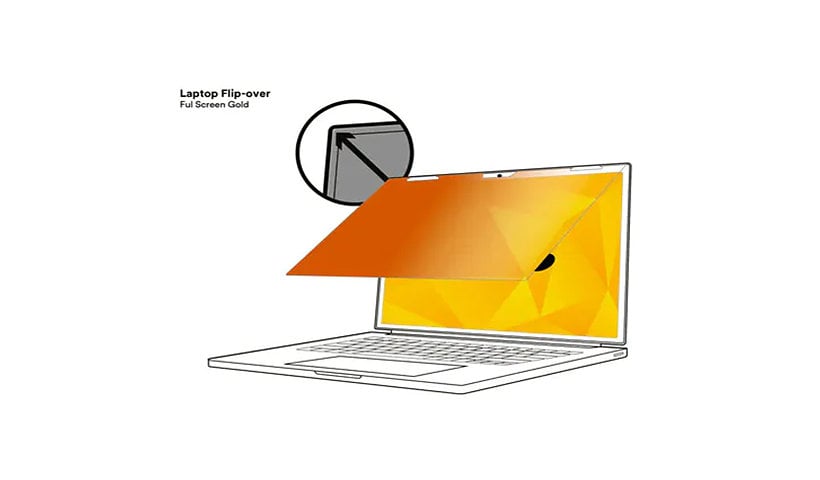 3M Gold Privacy Filter with COMPLY Flip Attach for MacBook Pro 16